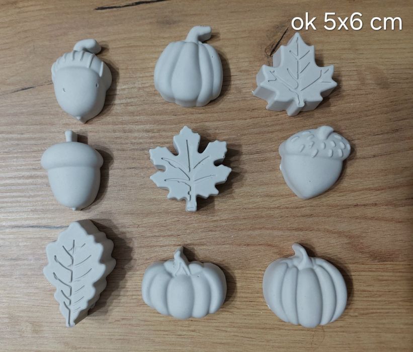 Figurki gipsowe jesienne