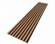 Lamele ścienne na czarnym filcu 260cm x 54 cm Dąb Miodowy i inne