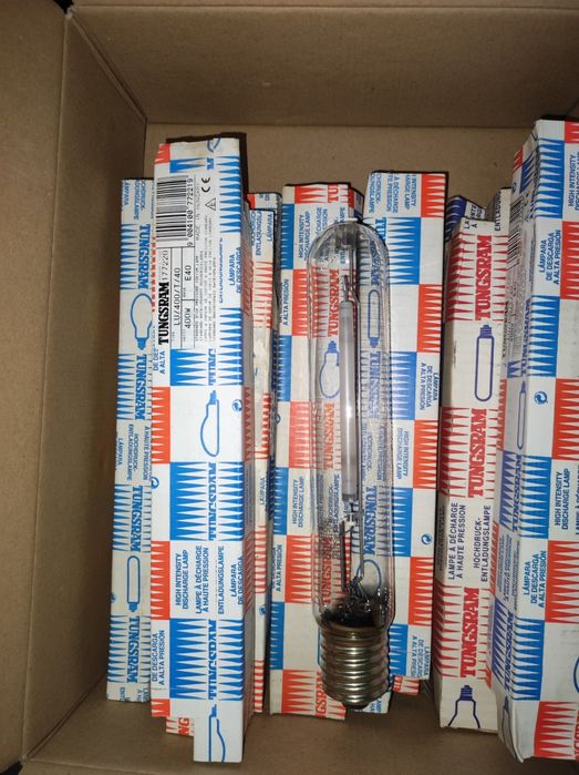 8 szt Żarówki sodowe TUNGSRAM 400w