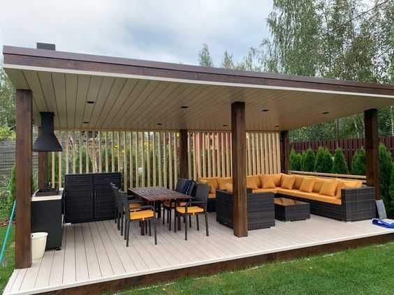 Бесідки альтанки тераси хозблоки автонавіси