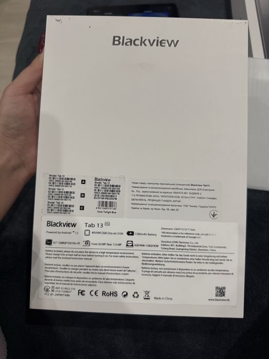 Blackview Tab 13 6/128Гб LTE