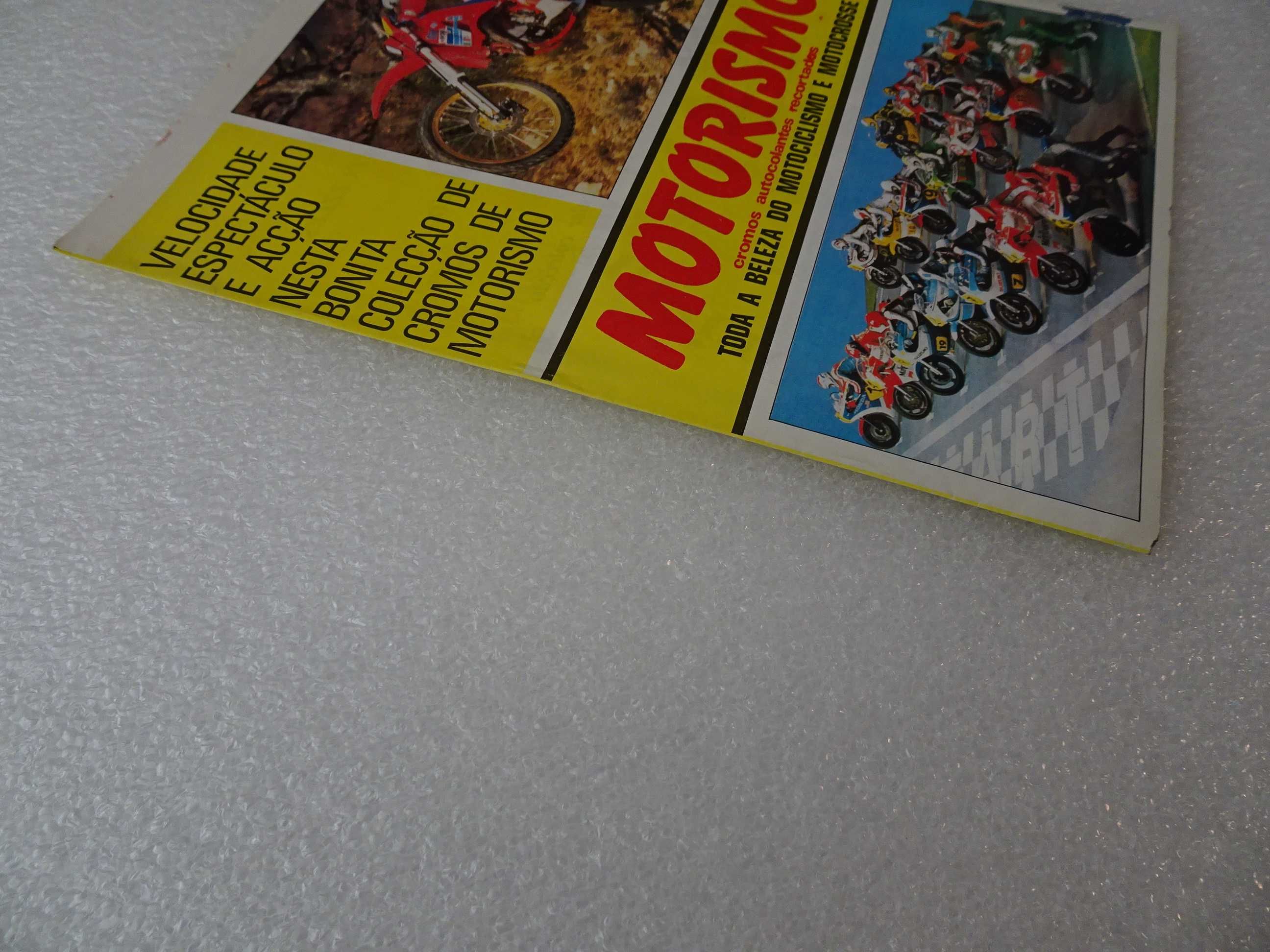 Caderneta de cromos vazia Motorismo ---