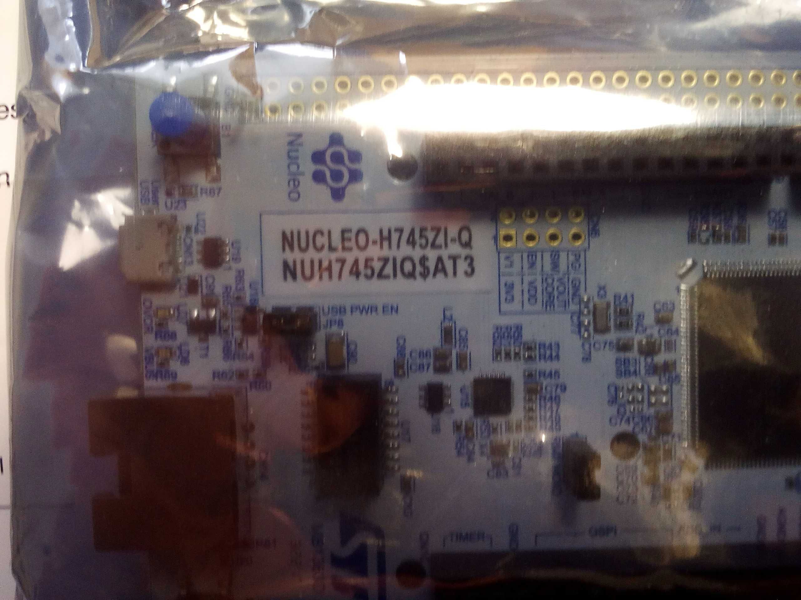 Плата мікроконтролерна STM32H745 NUCLEO  НОВА або Програмні коди