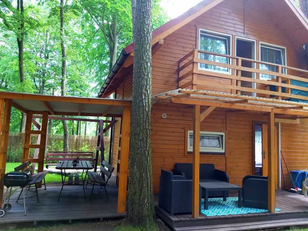 Ogrodzony duzy Domek letniskowy Makowo Mazury