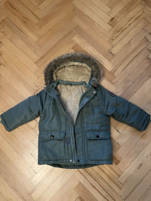 Kurtka zimowa khaki rozmiar 110