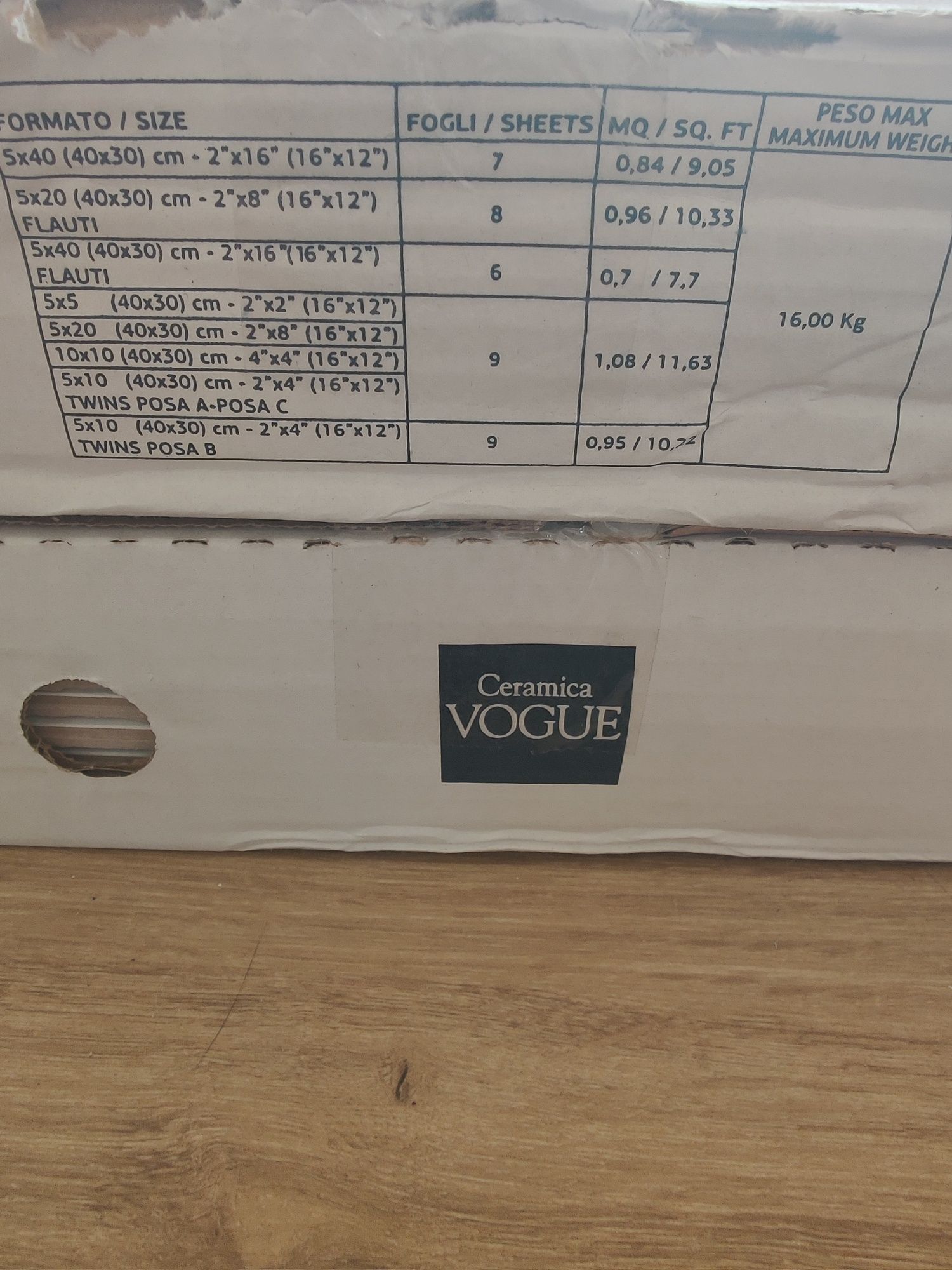 Kafelki włoskie vouge twins wt ghiaccio posa a