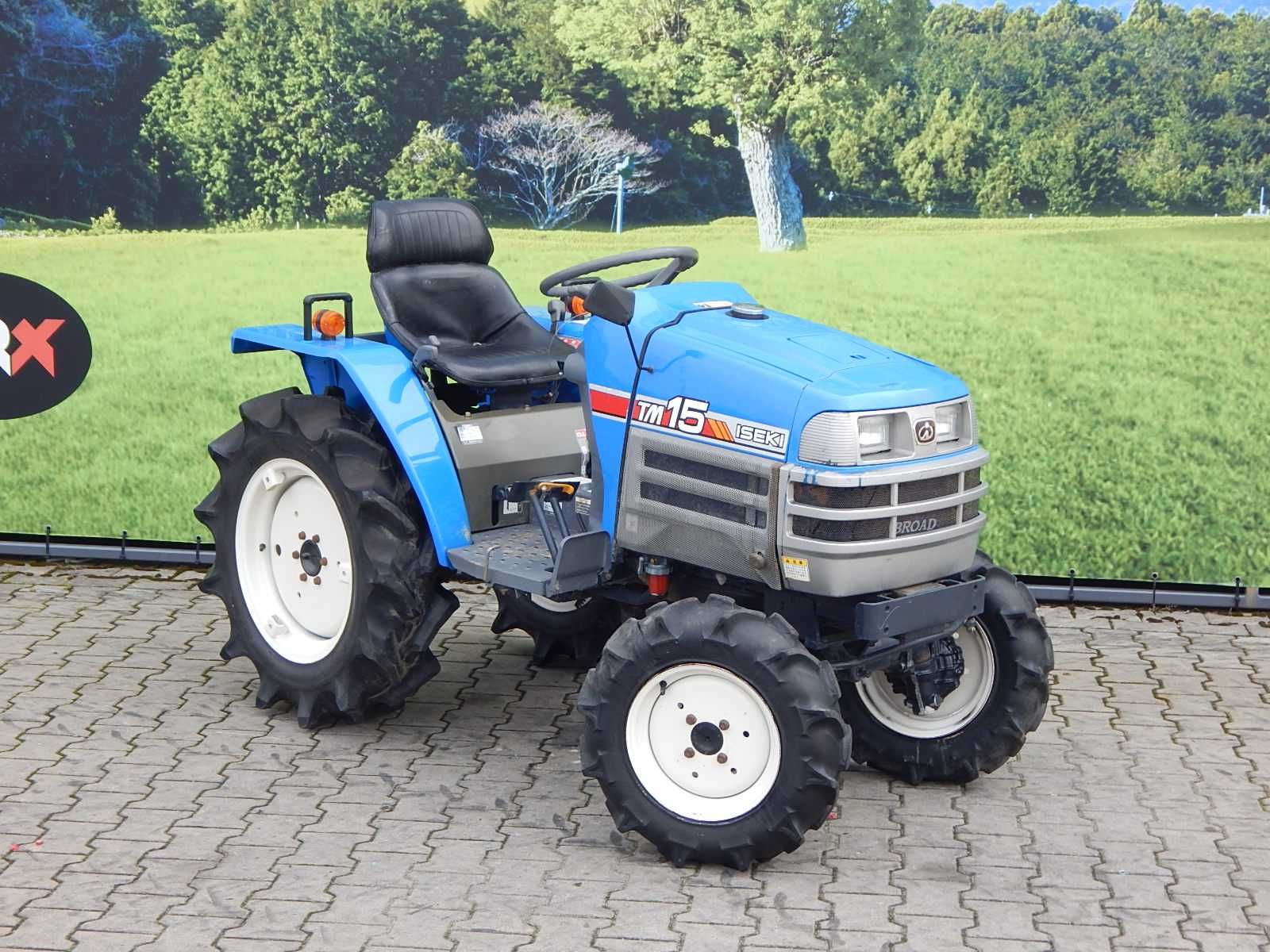 Mały traktorek Iseki TM15 4x4 ciągnik Farmtrac Glebogryzarka Yanmar