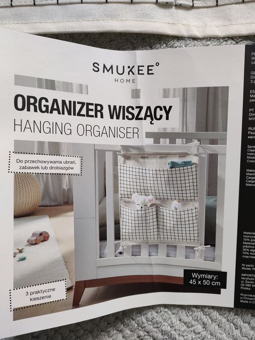 Organizer wiszący na łóżeczko Smukee