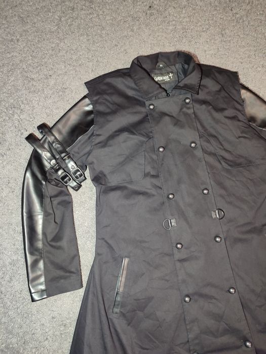 Ексклюзив! готичний довгий плащ-тренч gothicana by eтр (розмір хІ)