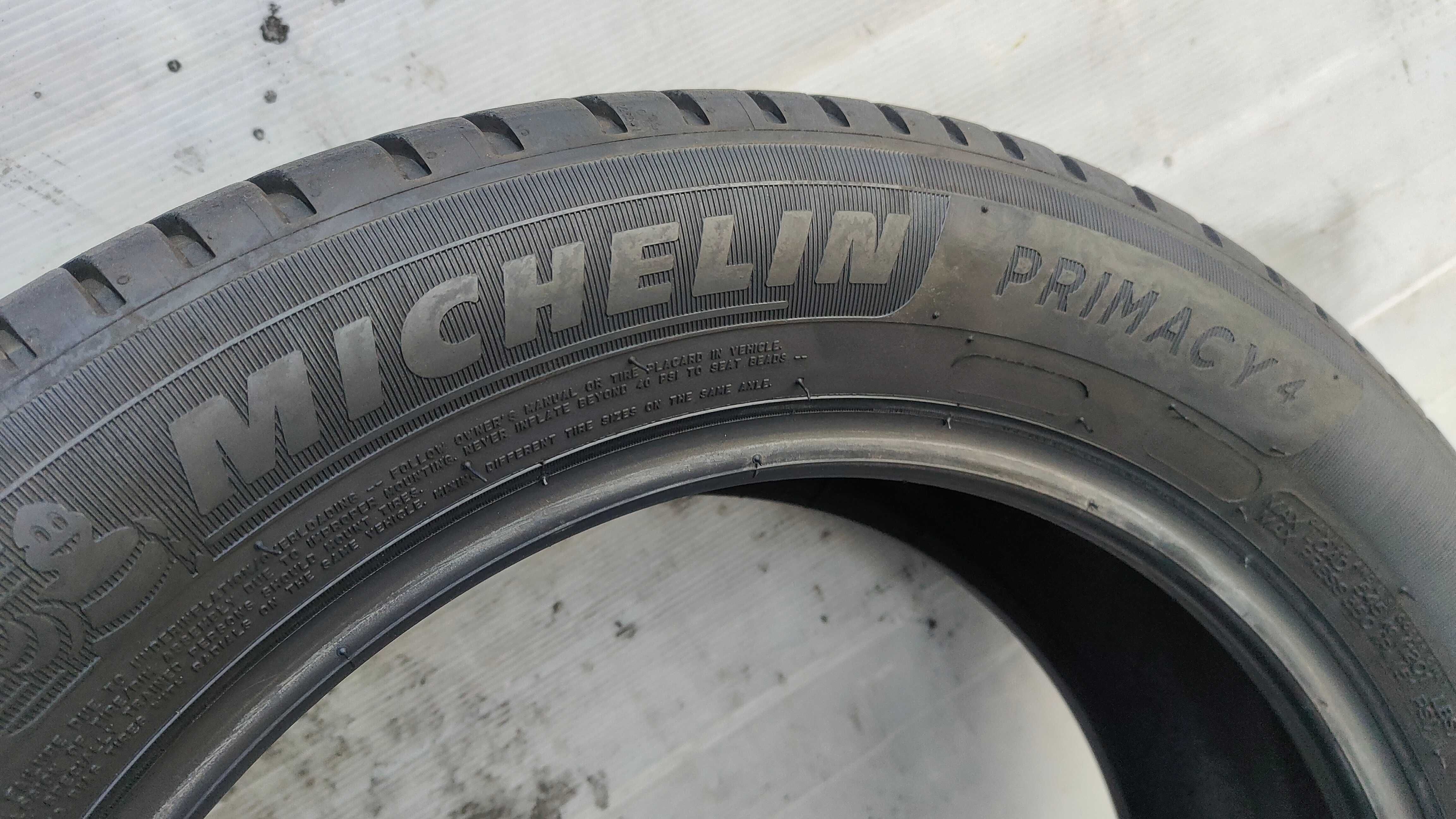 Opony Letnie 195/55/16 Michelin 2szt 6mm