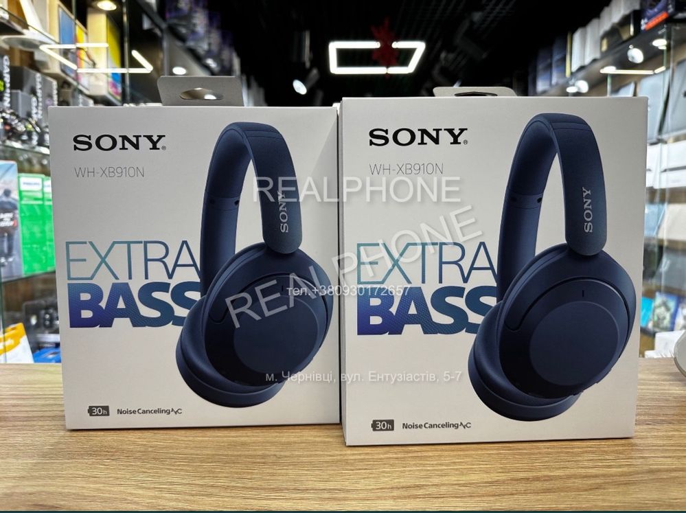 Навушники Sony WH-XB910N Blue