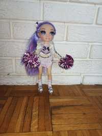 Lalka Rainbow High Violet cheerleaderka