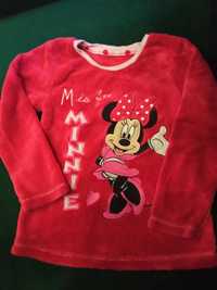 Bluza Myszka Minnie Disney r.92/98 pluszowa