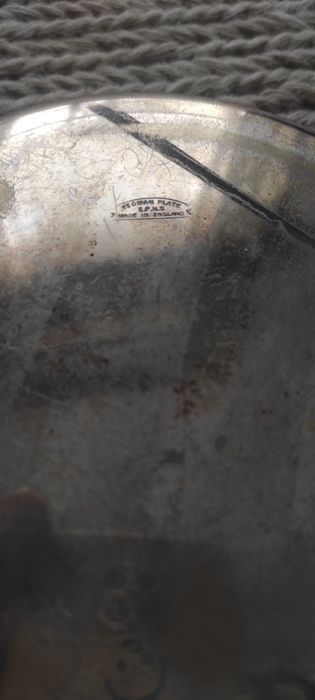 Prato EPNS em prata vintage