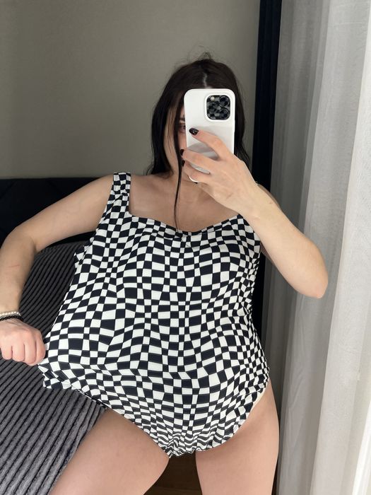 24 розмір батал великий 56 58 суцільний спільний злитний купальник