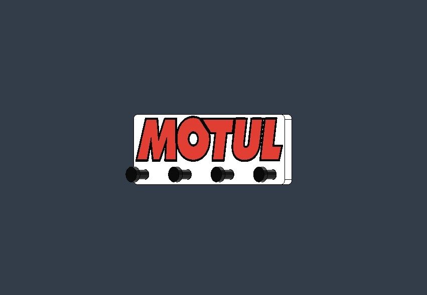 Cabide / Chaveiro personalizado "Motul"