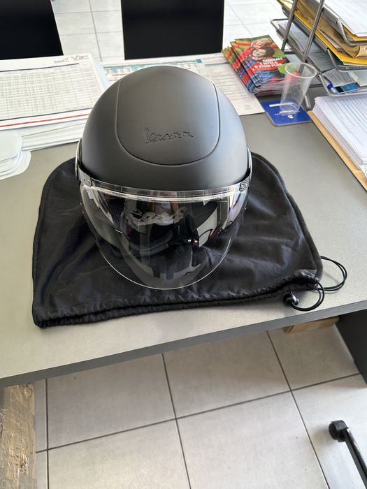 Kask Vespa VJ, kolor czarny, rozmiar S