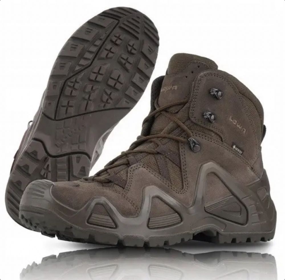 45р. Берці ОРИГІНАЛ ботінки Lowa Zephyr GTX Mid TF Dark Brown