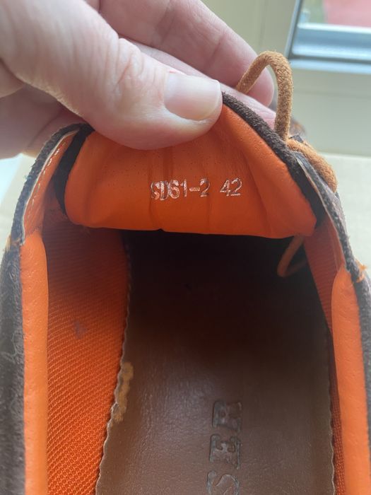 замшеві чоловічі черевики 41,5-42р