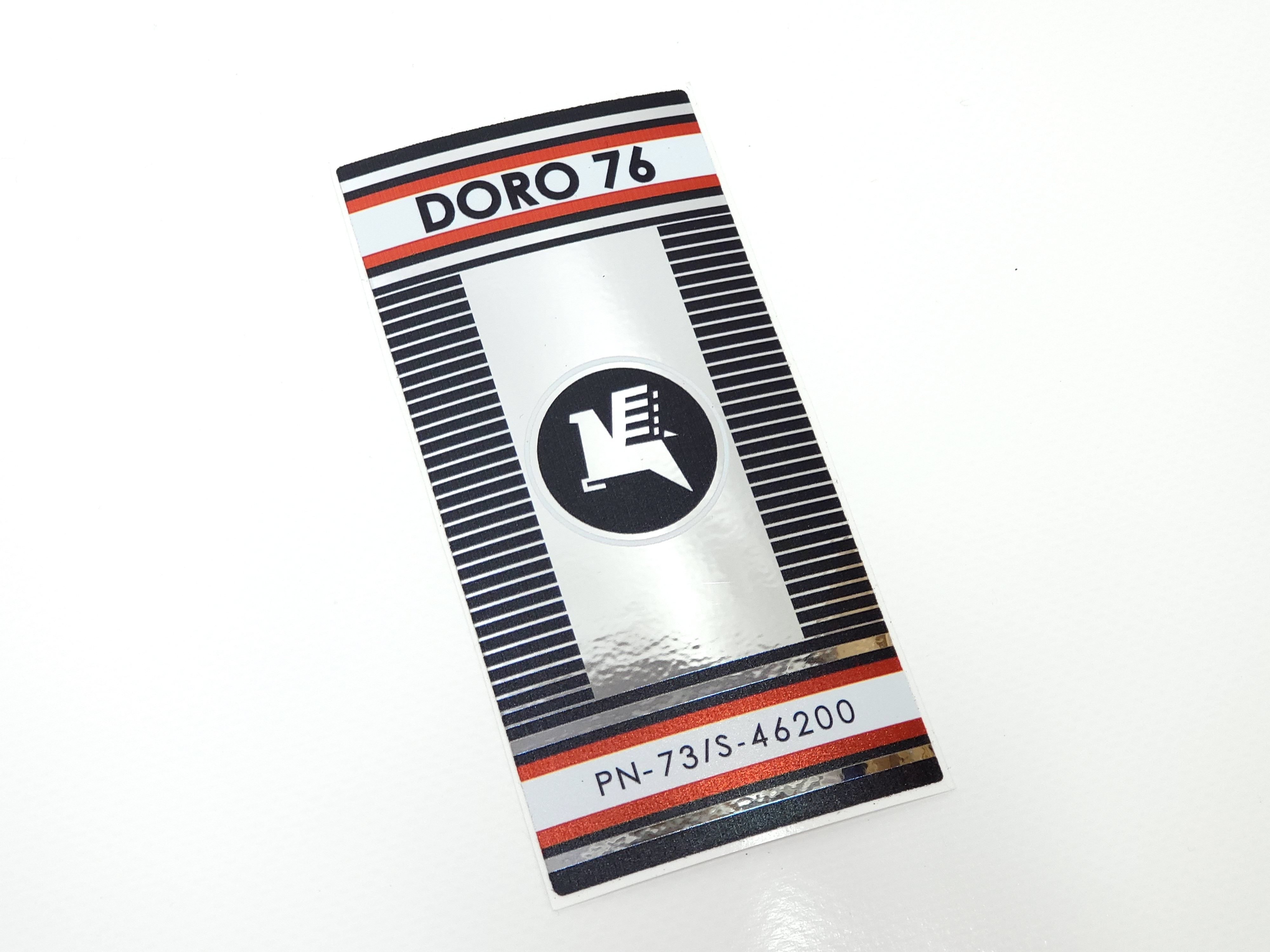 NOWA Naklejka Romet Doro 76 na ramę wąska