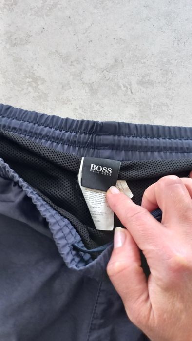 Kąpielówki, szorty hugo boss M granatowe spodenki kąpielowe