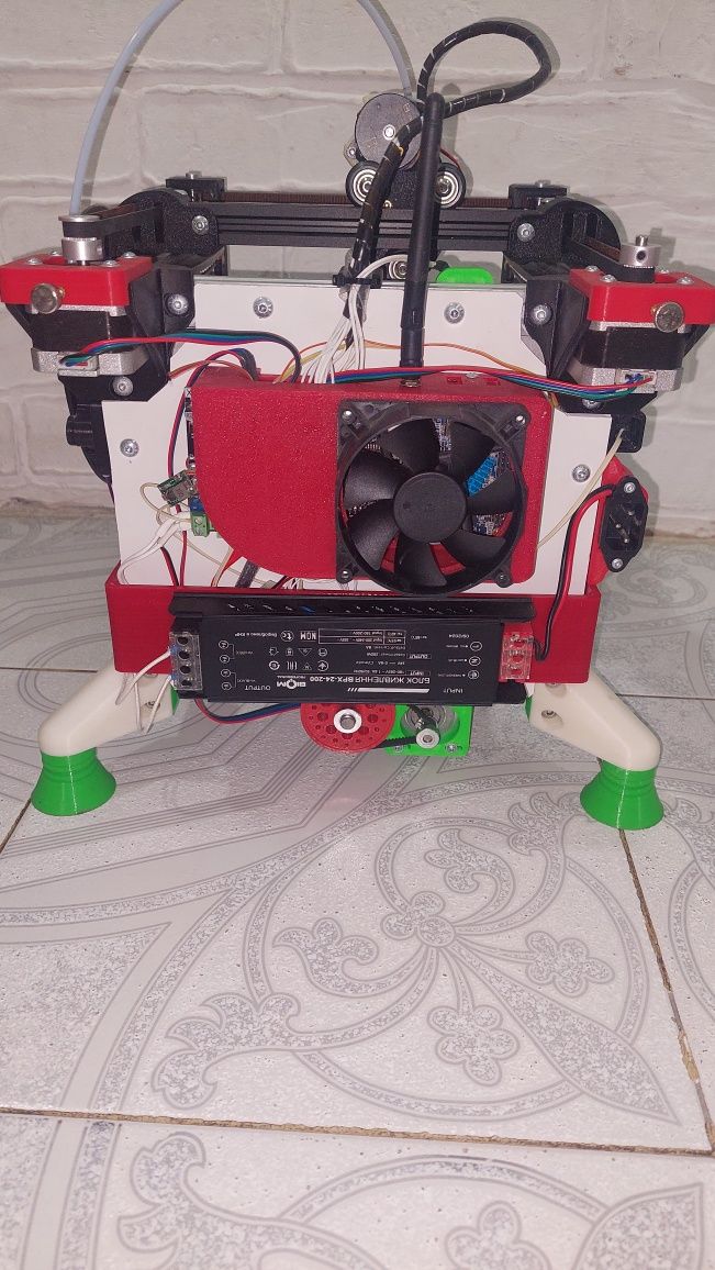 3D принтер CoreXY Rook 2020 MK2 налаштований до роботи klipper+wifi