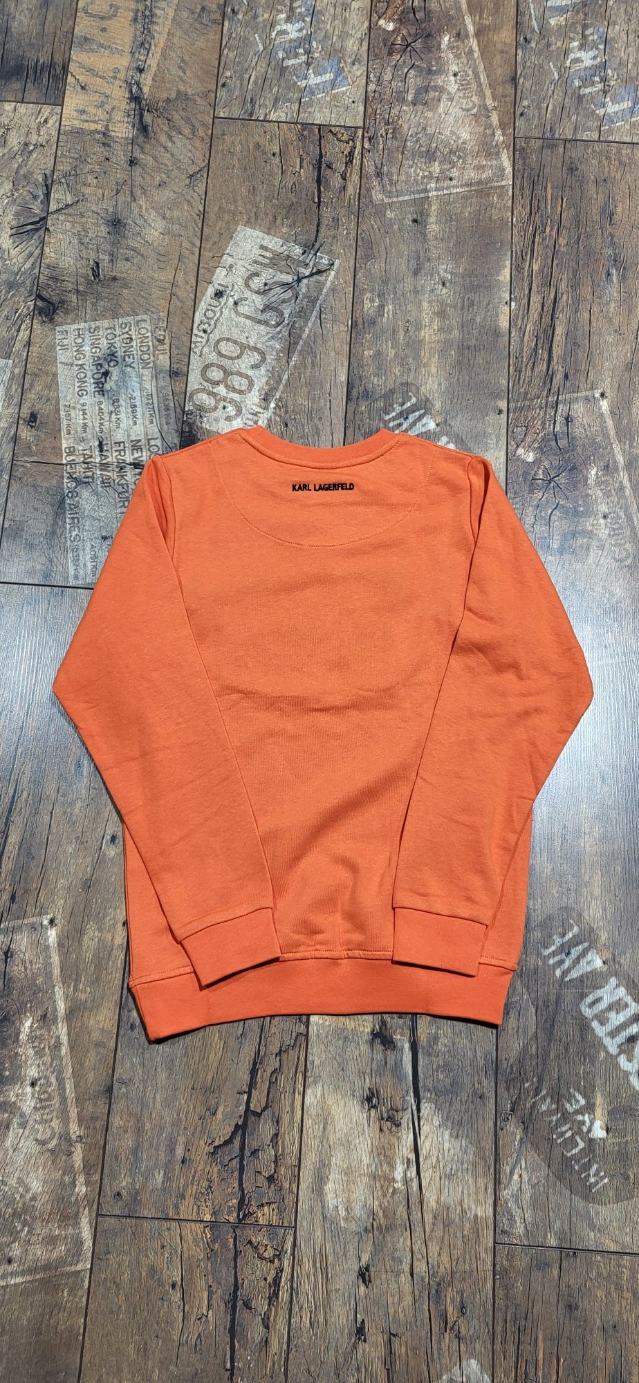 Karl ludzik damska bluza ponaranczowa bawełna premium S