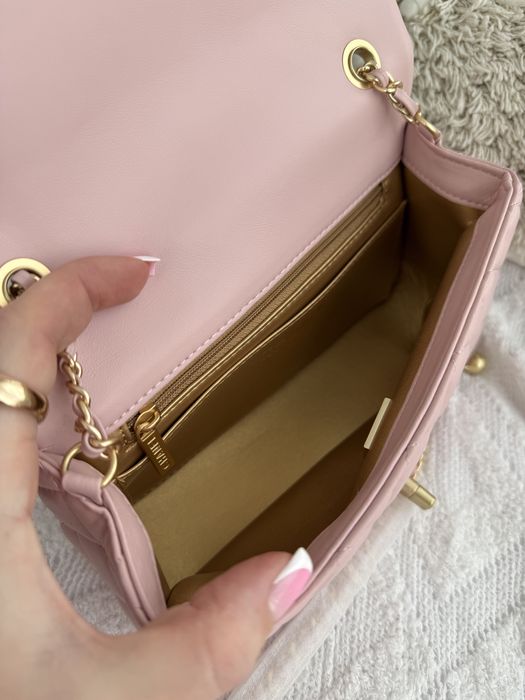 Сумка Chanel 1,55 шкіра | рожева