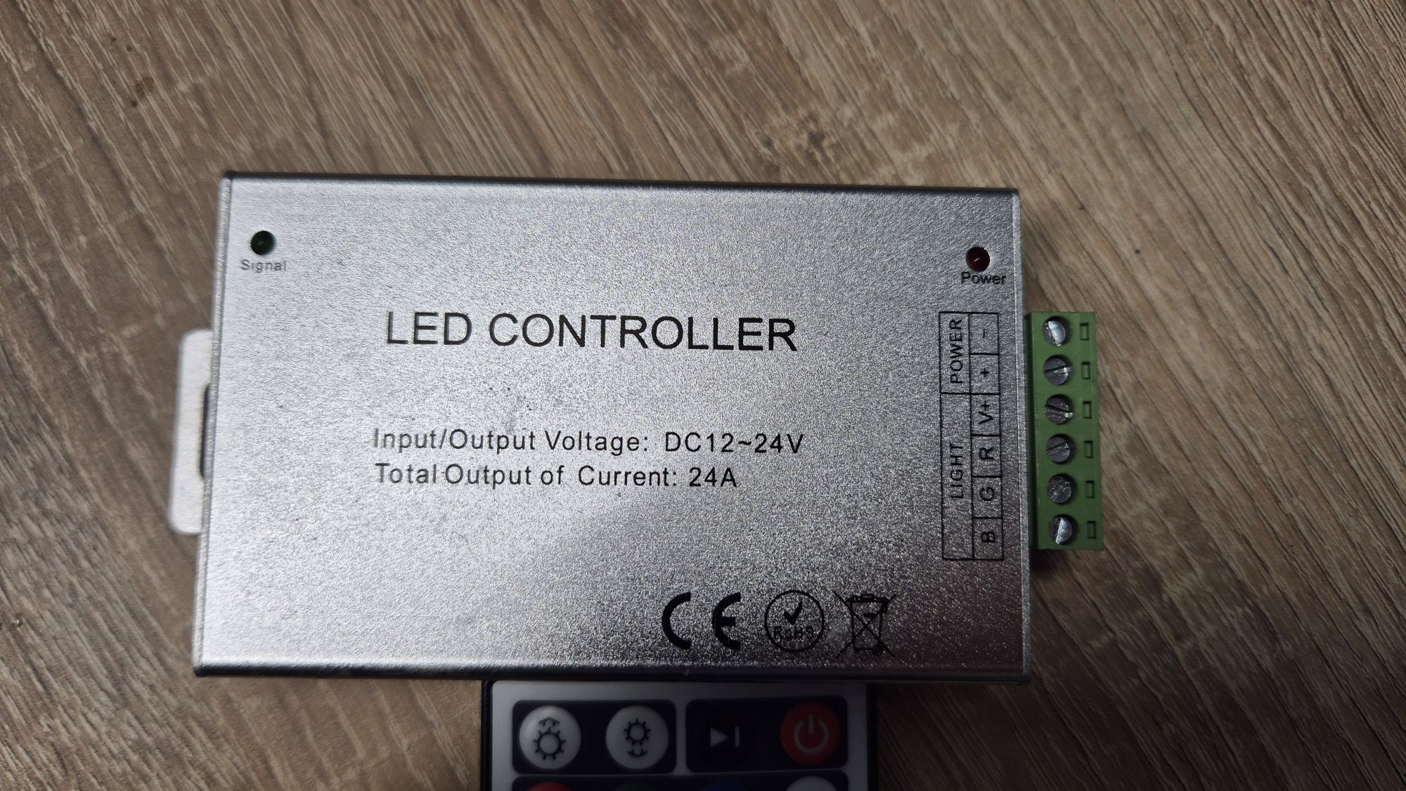 Sterownik LED RGB RF Controller pilot 12-24V radiowy