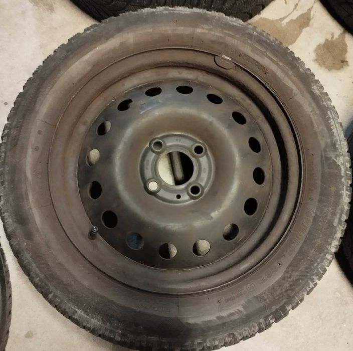 Koła zimowe 15 cali 4 x 100 opony zimowe 185 / 60 R 15 komplet OKAZJA