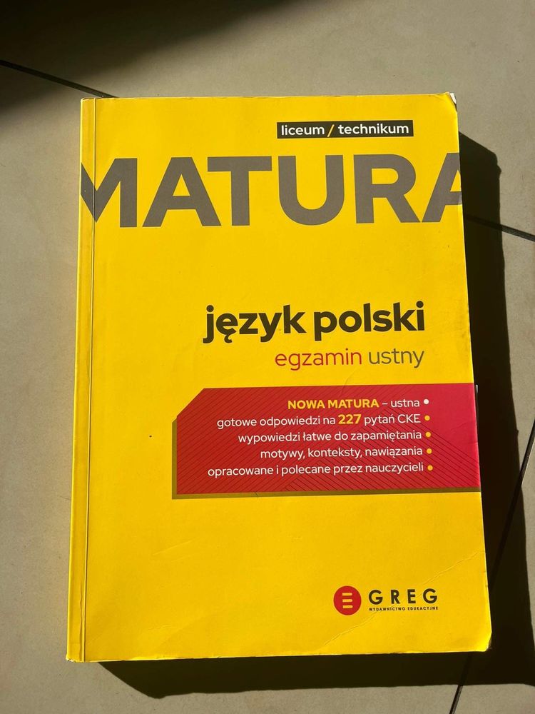 Matura ustna- język Polski