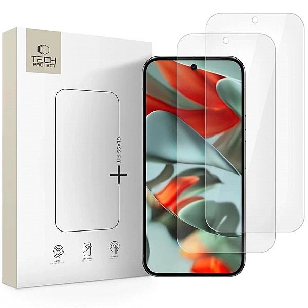 Szkło hartowane Tech-Protect Glass Fit+ 2-pack na Google Pixel 9 Pro X