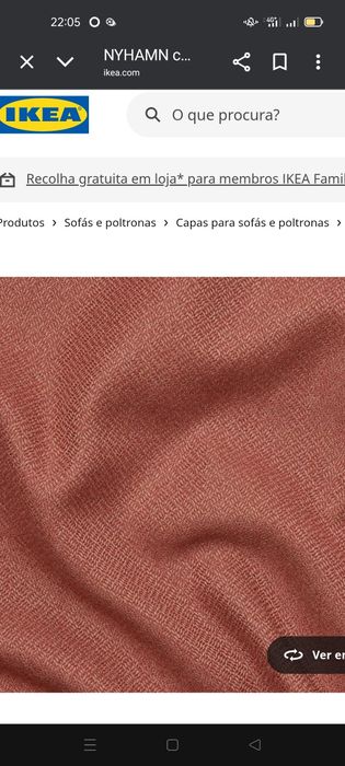 Capa p/sofá-cama Nyhamn/ Jogo cama El Corte Inglês. NOVOS