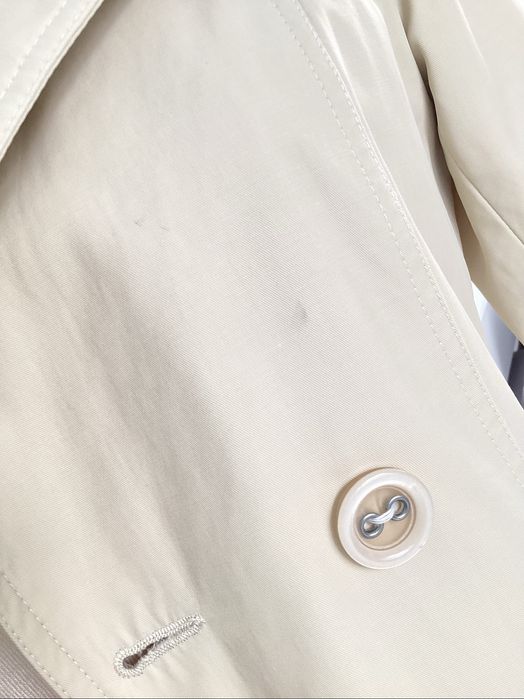 Max Mara jasny płaszczyk trencz S