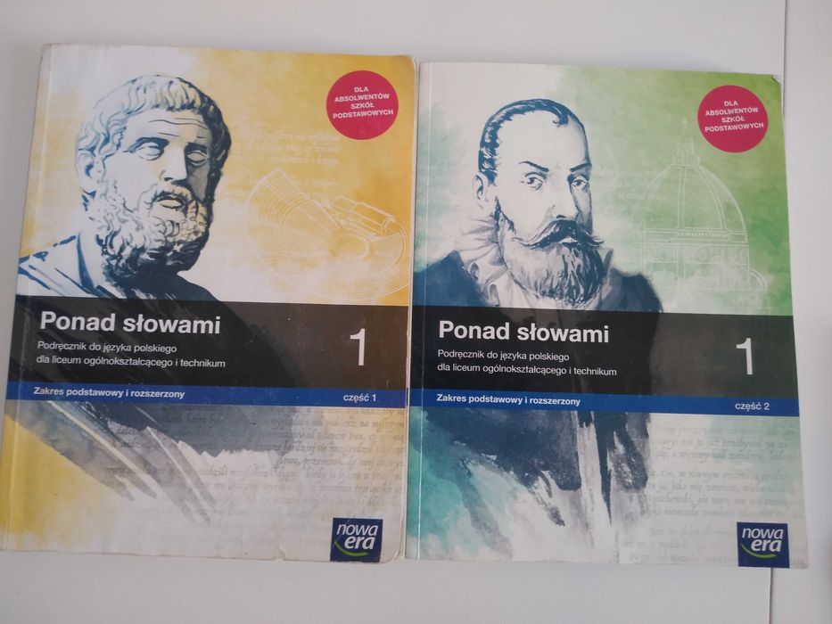 Zestaw podręczników "Ponad słowami" klasa 1