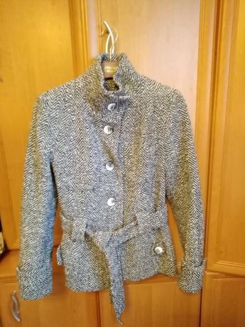 Damski płaszcz jesienno-zimowy S (36)
