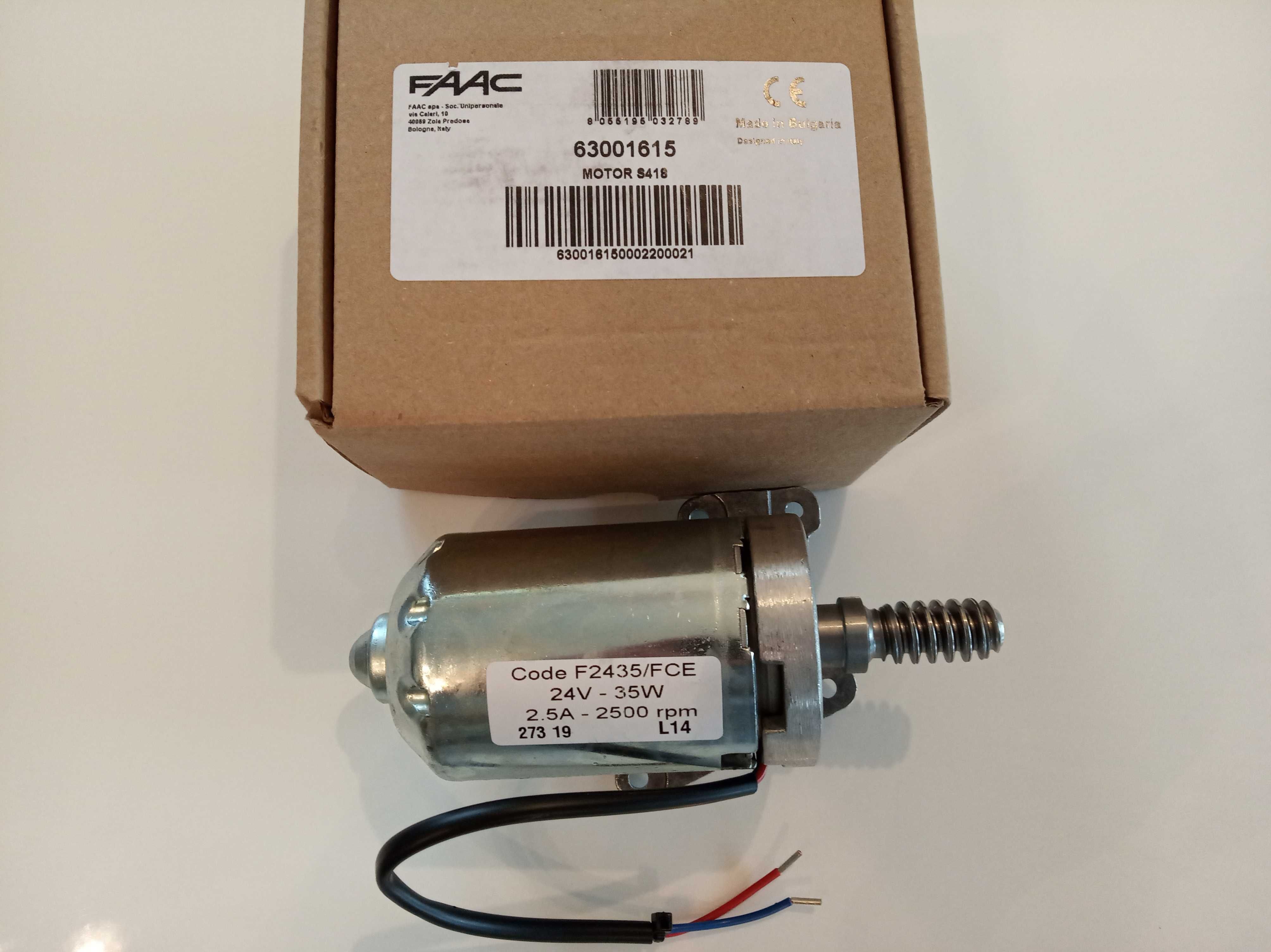 Silnik 24V do napędu Faac S418 Handy 24V