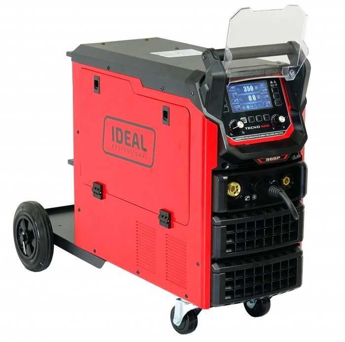 Spawarka migomat Ideal TECNO MIG 366 PULSE SYNERGIC LCD + 15kg SG2