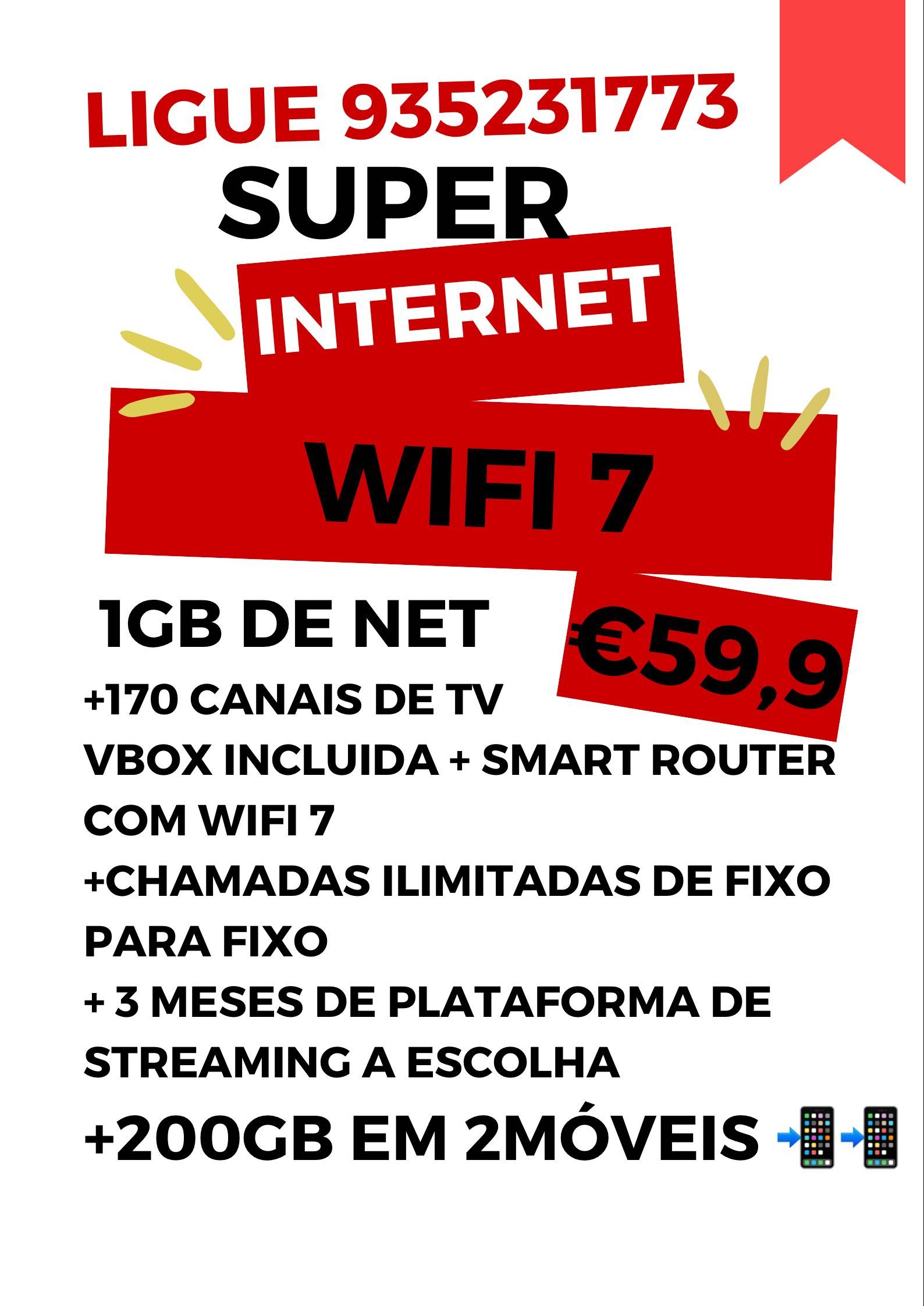 TV  NET E VOZ COM OU SEM MÓVEL