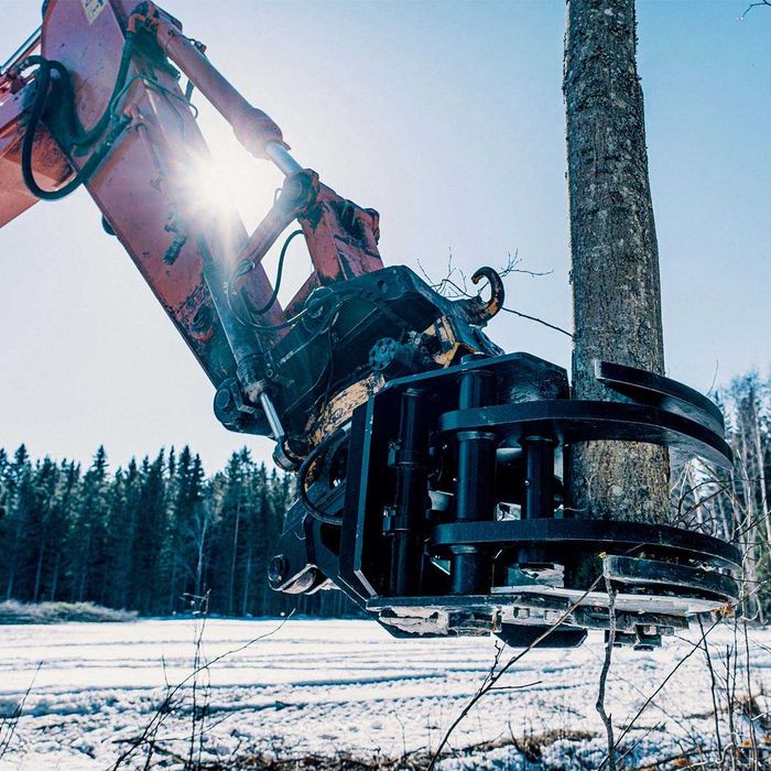 Głowica, chwytak biomasowy JAK 300B do koparki