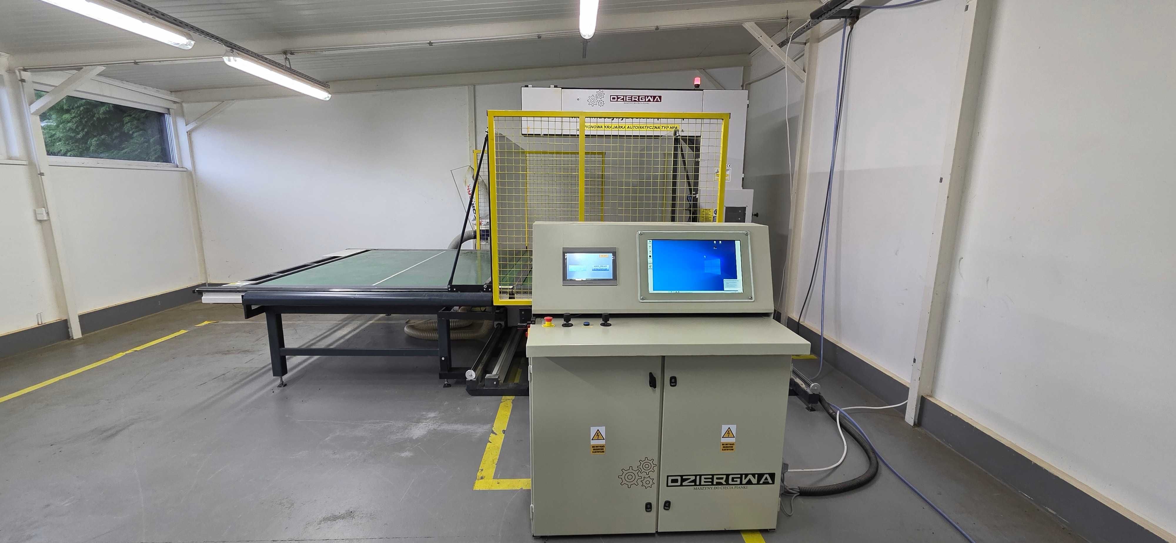 Krajarka Automatyczna Hybrydowa CNC do pianki poliuretanowej