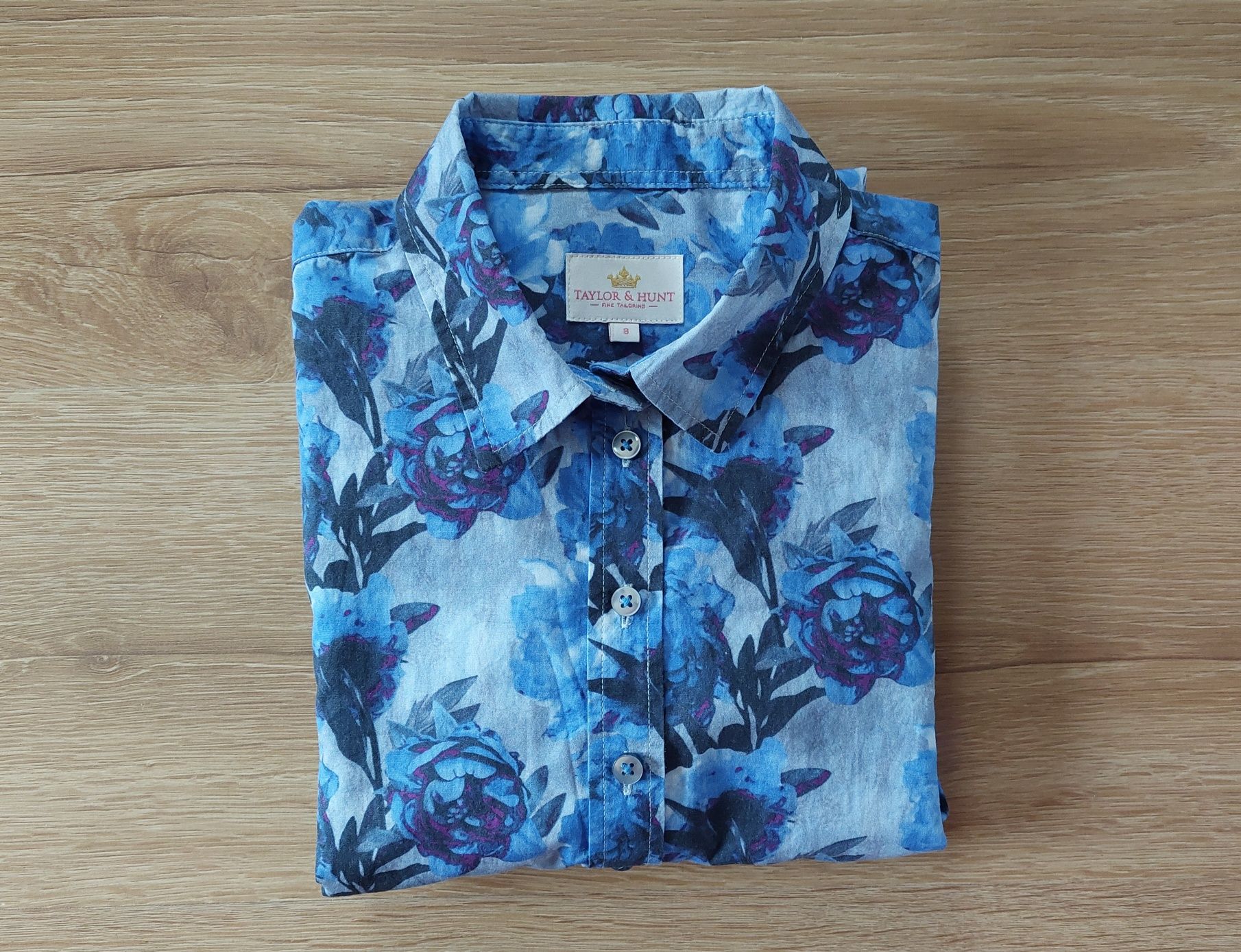 Bluzka Koszulowa Koszula z Górnej Półki TAYLOR&HUNT 100%Cotton S/8