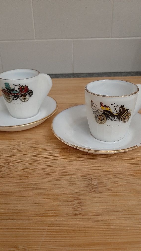 Conjunto de 2 chávenas de café