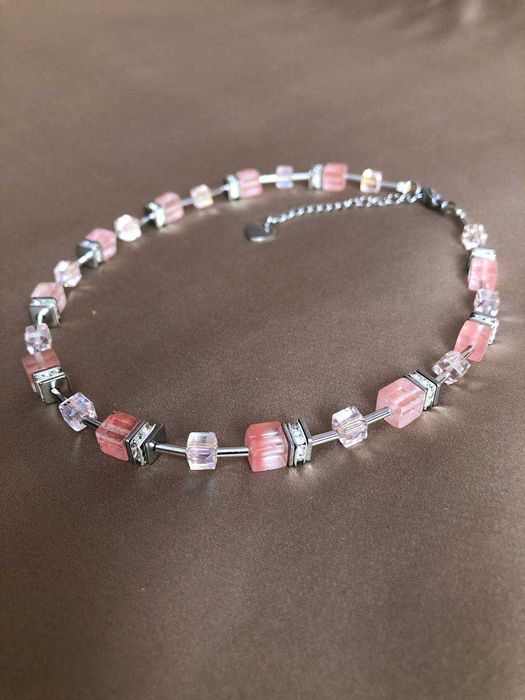 Кольє ручної роботи "Квітуча ніжність"