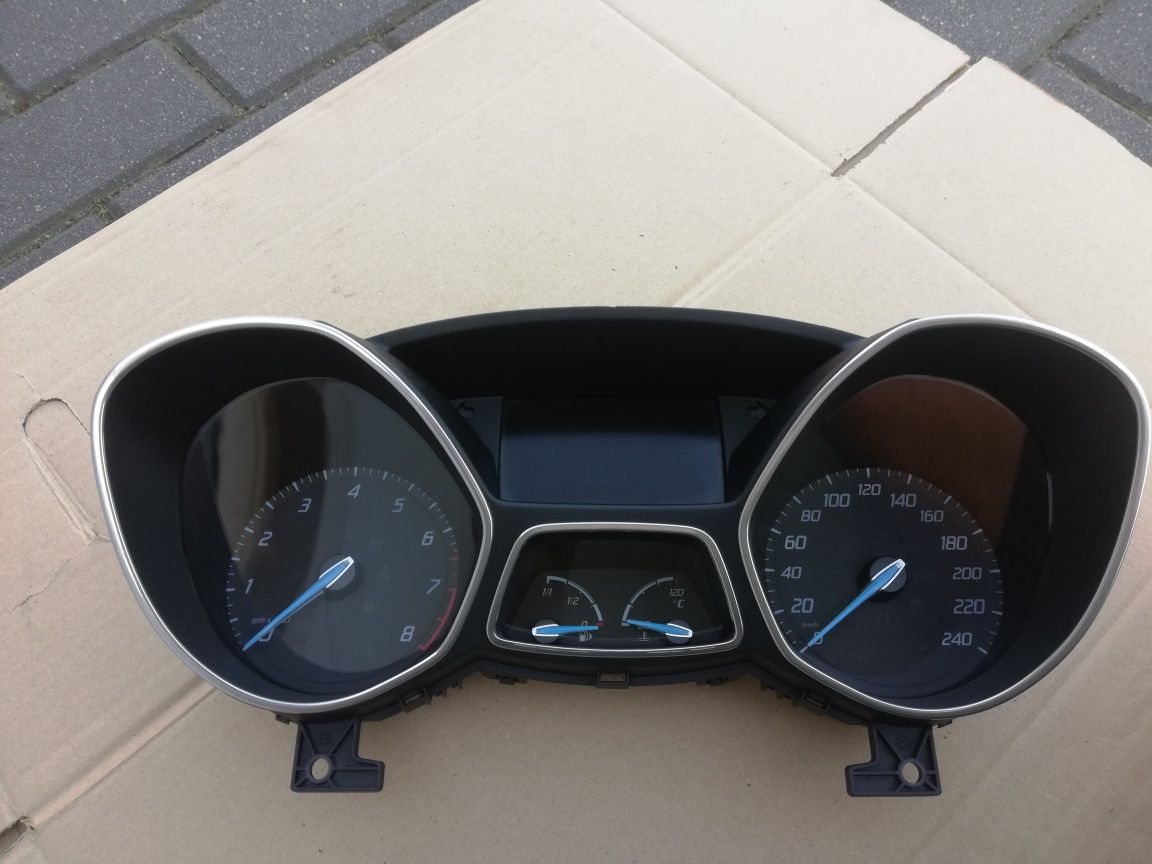 Licznik zegary Ford Focus mk3 III C-max mk2 Kuga benzyna duży wyświetl