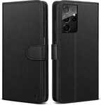 Etui Pokrowiec z Klapką do Samsung Galaxy S21 Ultra 5G czarny