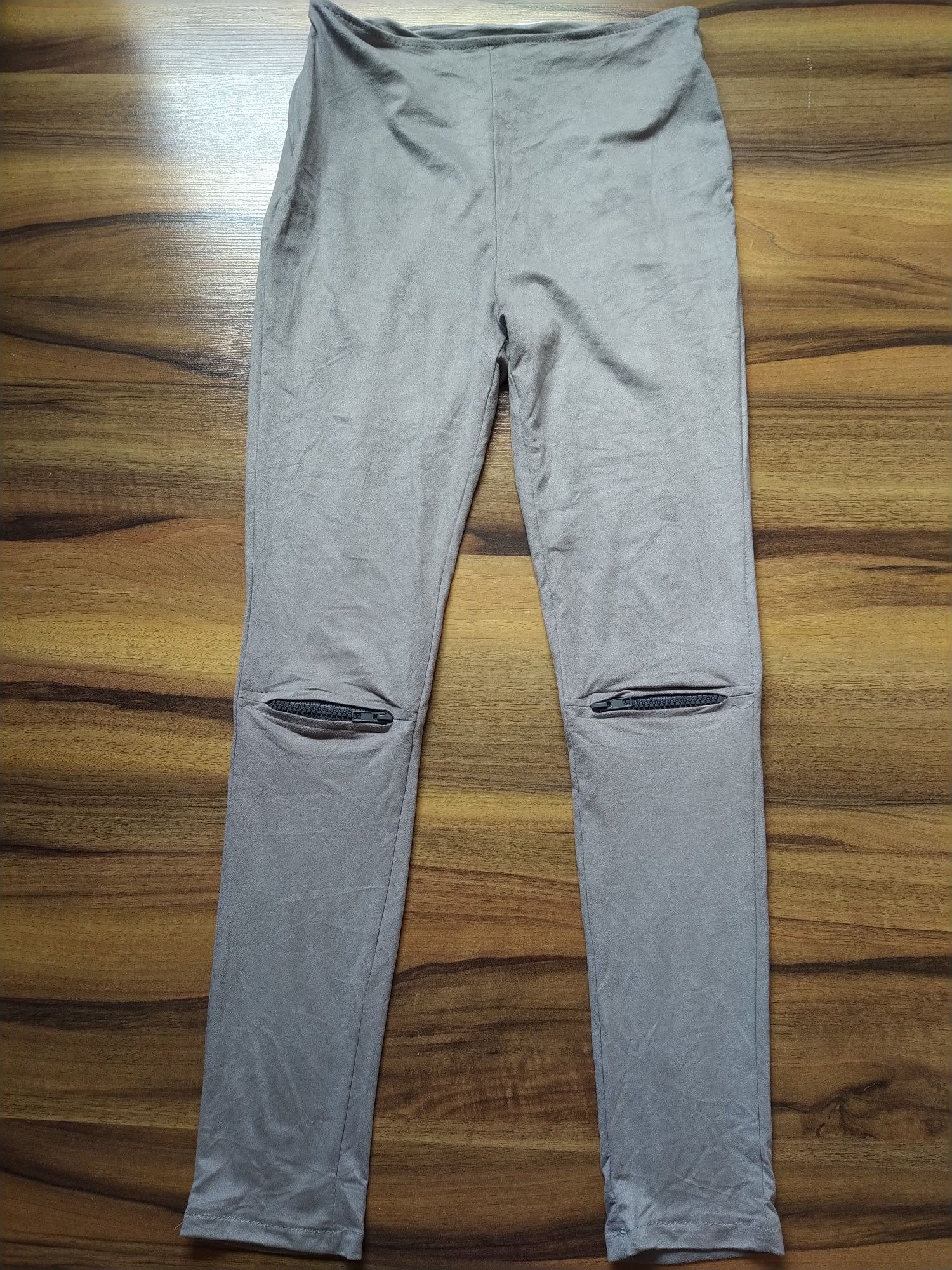 Leginsy a'la zamsz r.s/m nowe