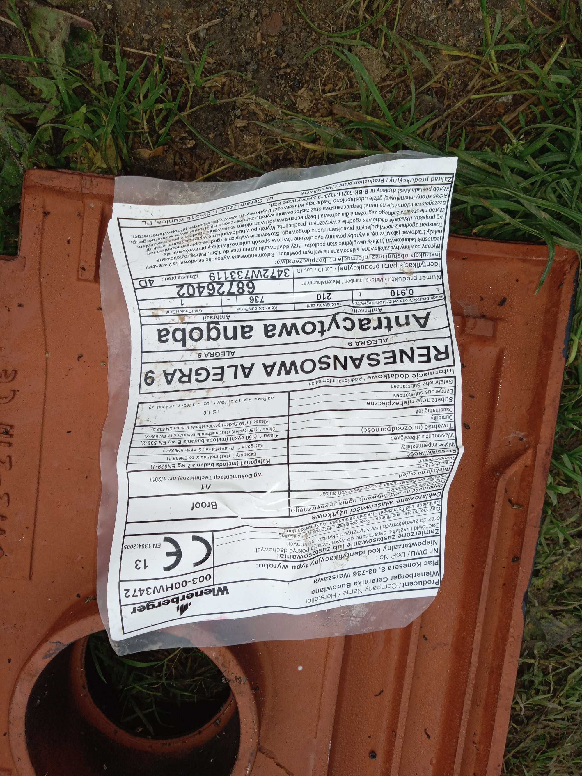 Kominek wentylacyjny dachówka wentylacyjna renesansowa alegra 9