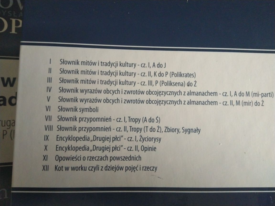 Słowniki słownik Władysław Kopalinski tom VII i VIII