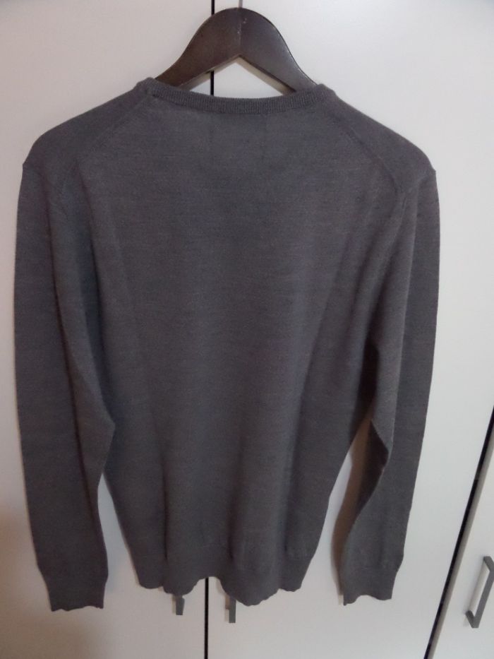VERSACE GIANNI VERSACE SWETER Siwy Nowy z Metkami L Nowa Kolekcja Supe